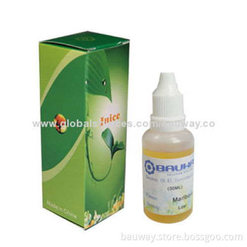 30mL Green E Cigarette Juice, Customized Taste and Sizes Welcomed